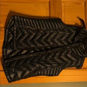 Calvin Klein navy blue zip up vest.